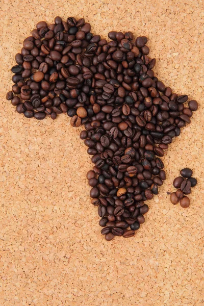 África de grãos de café — Fotografia de Stock