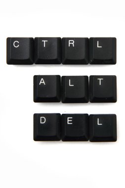 klavye tuşları - ctrl, alt, del