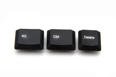 klavye tuşları - ctrl, alt, del
