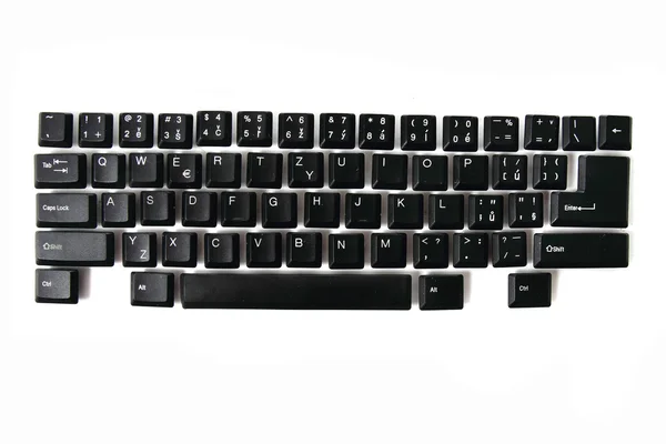 Easy black keyboard — Stock Photo, Image