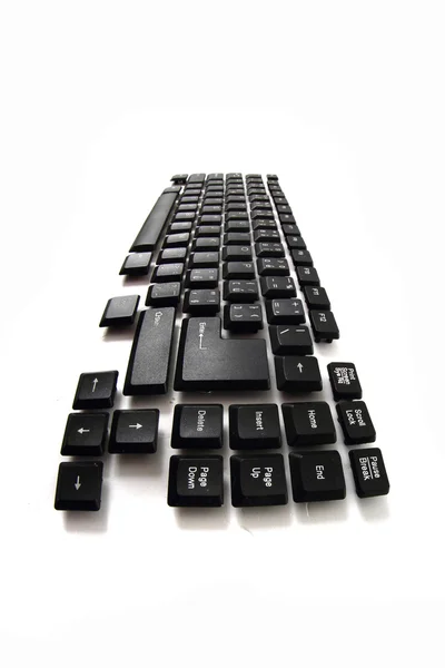 Einfache schwarze Tastatur — Stockfoto