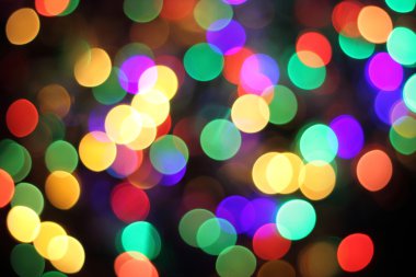 Noel ışıkları üzerinden arka plan