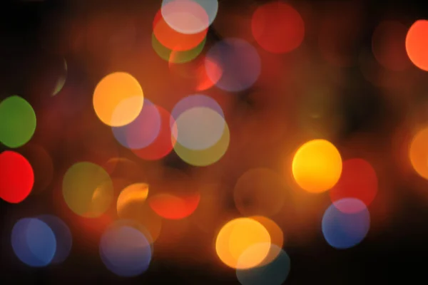 Fondo de Navidad de color luces de Navidad — Foto de Stock