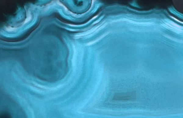 Blue agate gem background (macro, detail) — Stock Photo, Image