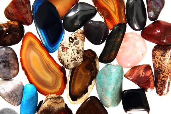 Luxury color gems as background — Stock Photo, Image