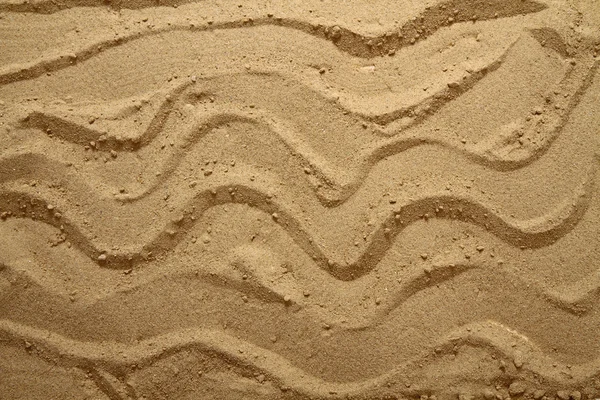 Geel zand textuur (golven) — Stockfoto