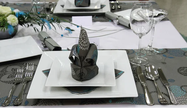 Détail décoration de table de mariage — Photo