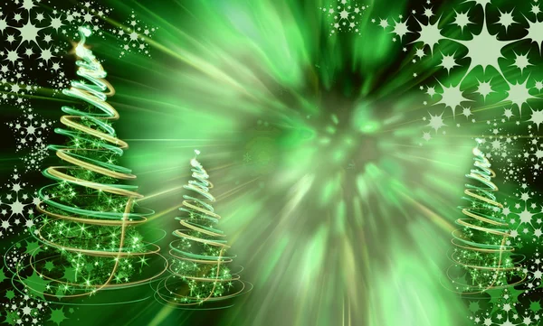 Boże Narodzenie drzewo (Las) — Zdjęcie stockowe