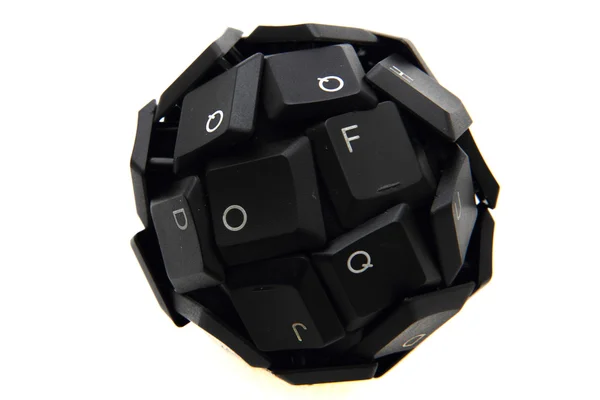 Sphere from keyboard — Stock Photo, Image