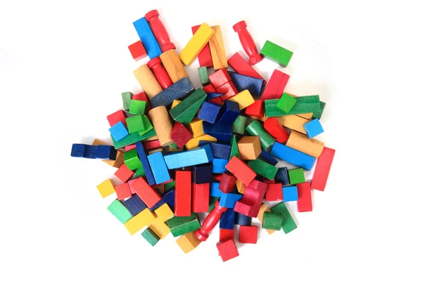 Wooden bricks (toy) — Stock Photo, Image