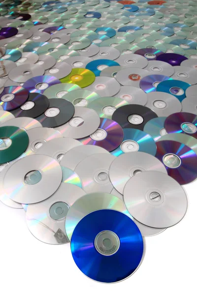 CD a dvd data na pozadí — Stock fotografie