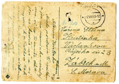 eski kullanılan kartpostal