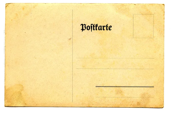 Stara pocztówka puste — Zdjęcie stockowe