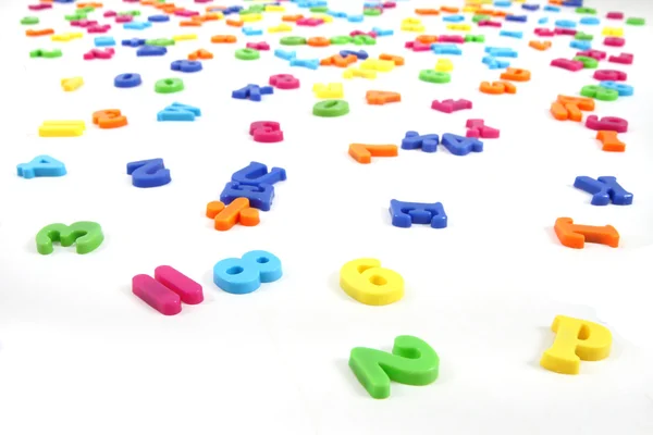 Plastic letters — Stock Photo, Image