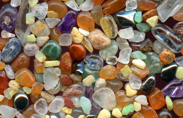 Color gemstones background — Stock Photo, Image