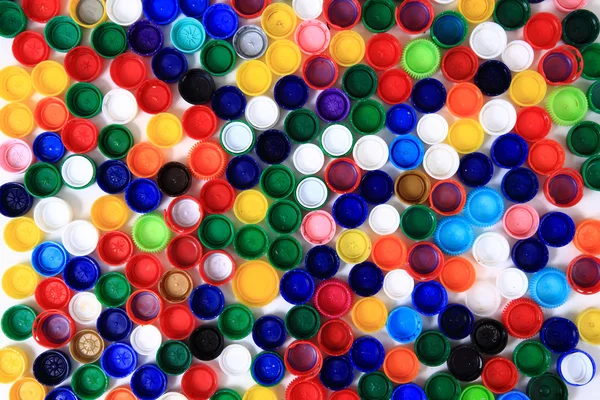 Color tapas de plástico de fondo —  Fotos de Stock