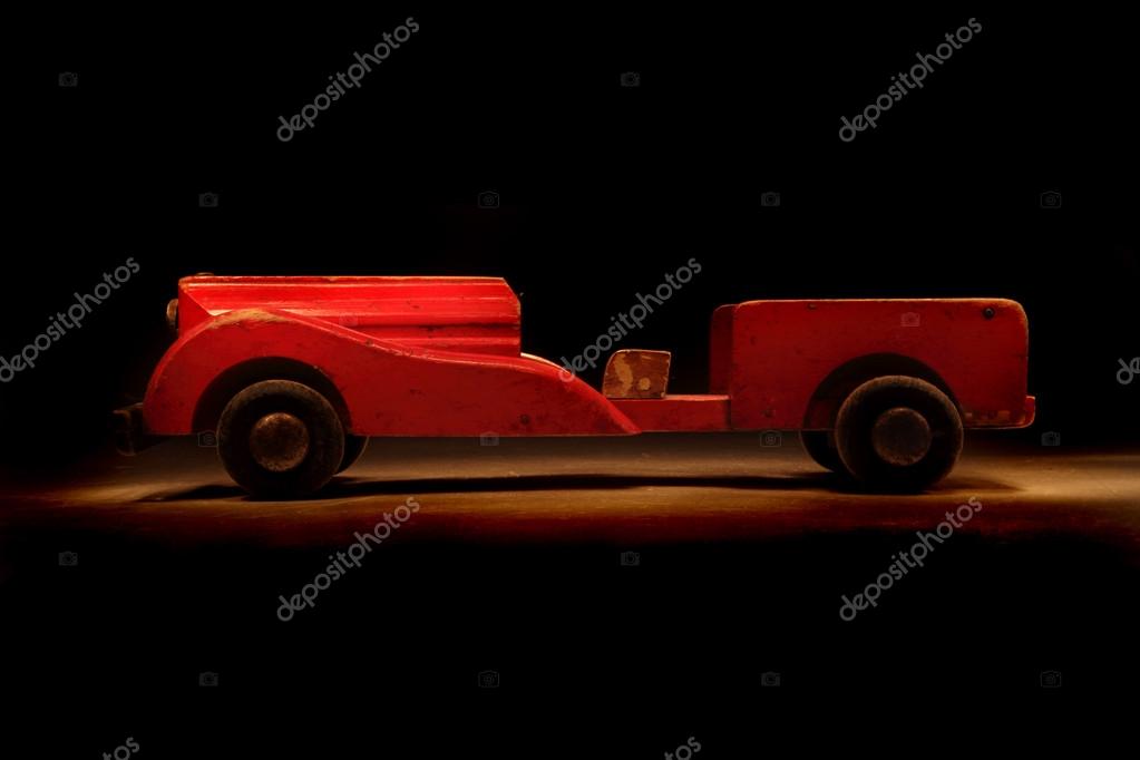 old wooden car