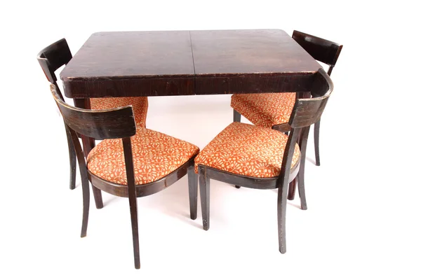 Matbord och stolar — Stockfoto