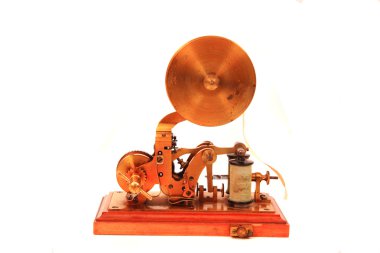 old telegraph (communication machine) clipart