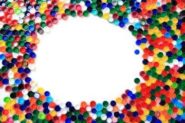 renk plastik pet şişe kapakları 