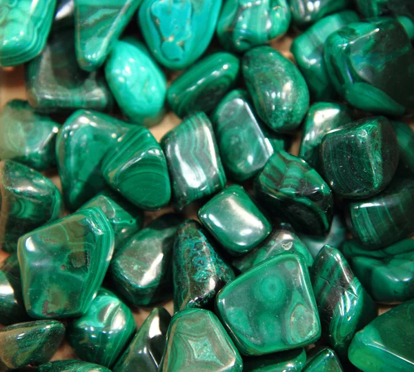 Fondo minerale di malachite — Foto Stock