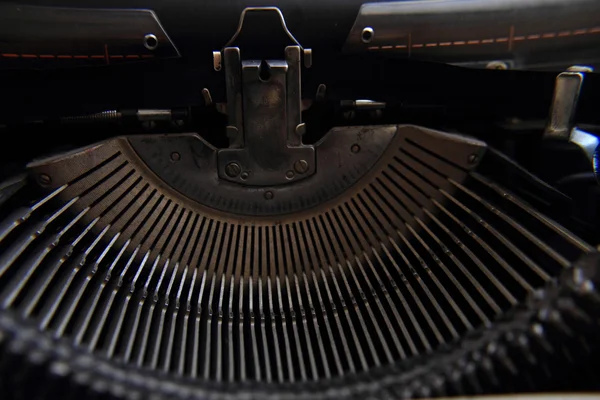 旧打字机器背景 — 图库照片