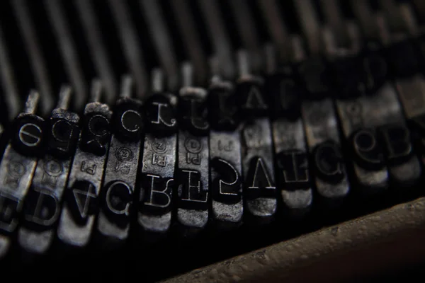 Old typing machine background — Stock Photo, Image