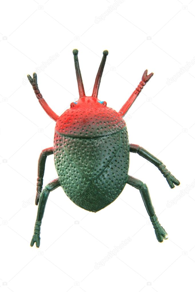 Plastic beetle toy (bug) — Stock Photo © jonnysek 48086817