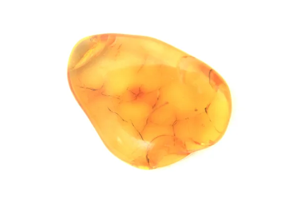 Yellow amber mineral — Stock Photo, Image