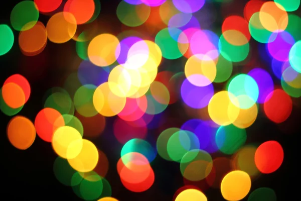 Abstract christmas color lights background — Stock Photo, Image