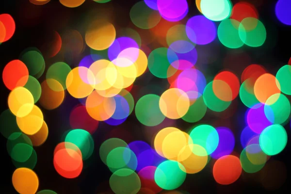 Abstract christmas color lights background Stock Photo