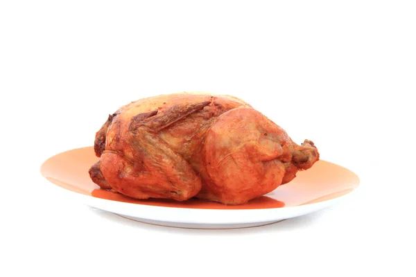 Pollo alla griglia isolato — Foto Stock