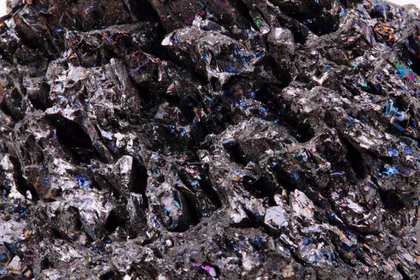Syntetisk korund mineral (ser ut som meteor) bakgrund — Stockfoto