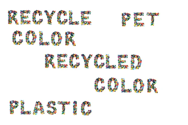 Renkli plastik kapaklar dünyalardan — Stok fotoğraf