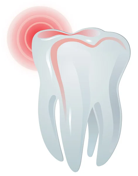 Tandpijn — Stockvector