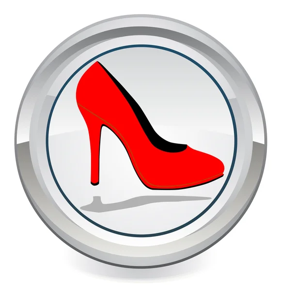 Red high heels — Stock Vector