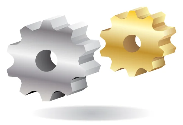 Vector gears icon — Stock Vector