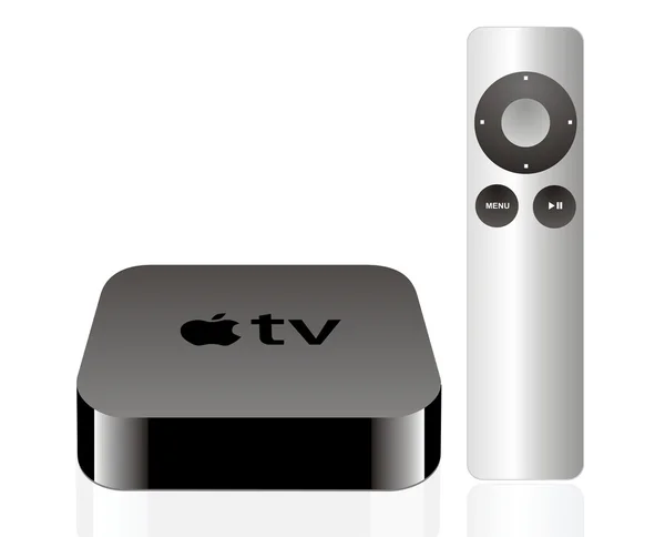 stock vector Apple TV Remote Control