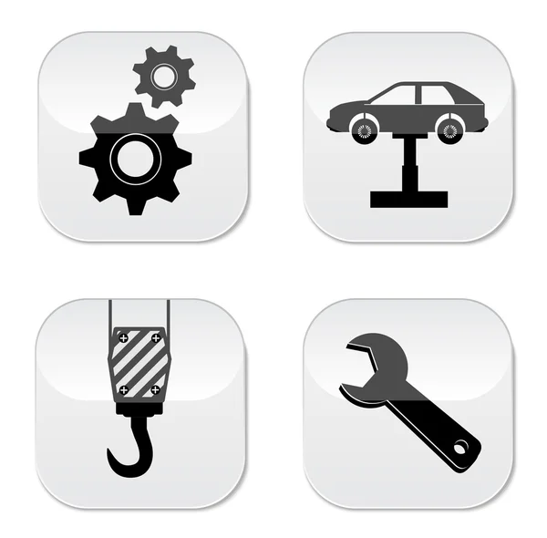 Auto reparatie pictogram — Stockvector