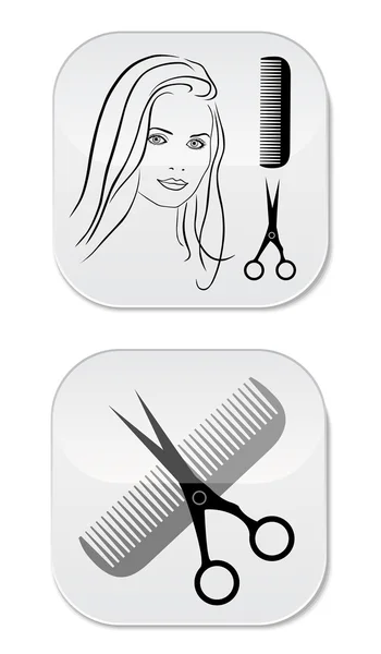 Hair Salon design — Stock Vector