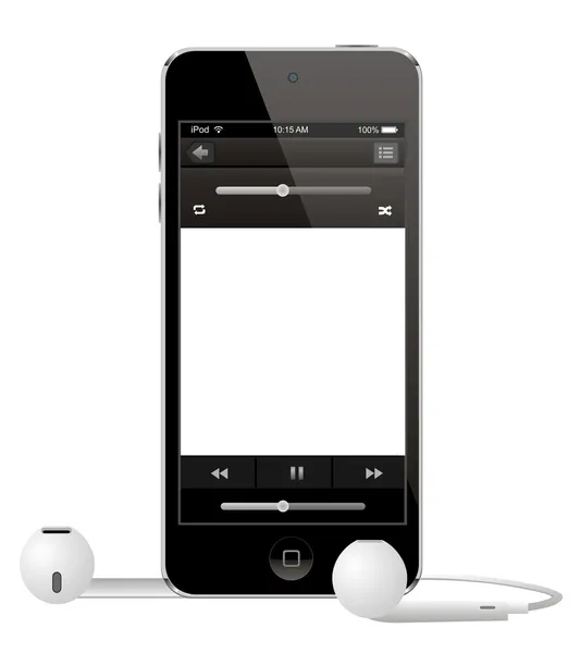 Van Apple ipod touch — Stockvector