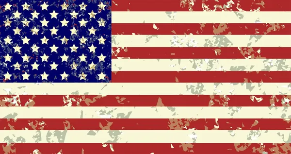 Grunge Bandeira dos EUA —  Vetores de Stock