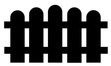 Çitin vektör illüstrasyonu