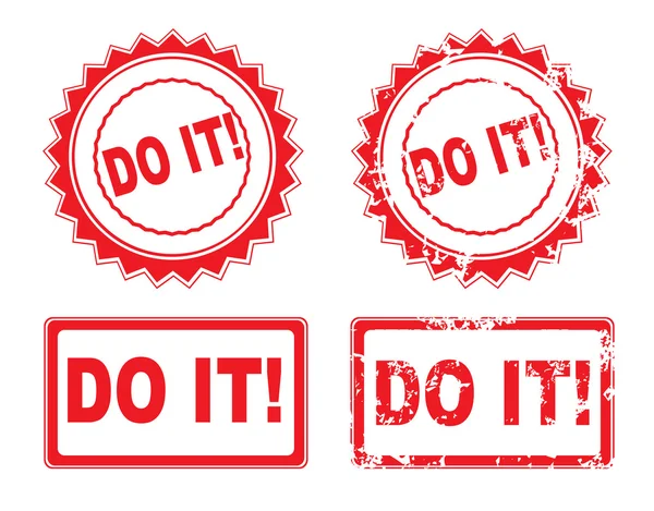 DO IT Rubber Stamp — Stock Vector