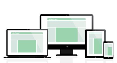 laptop monitör tablet telefon