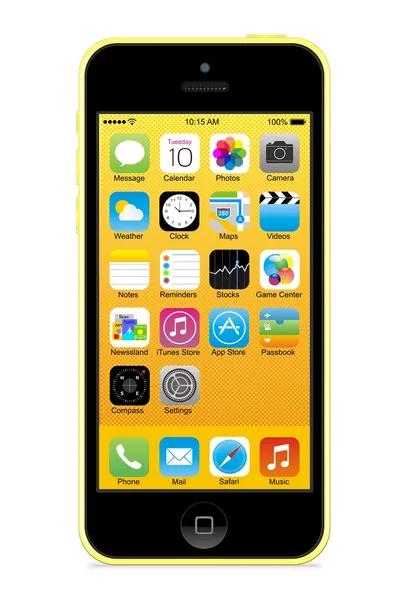 Apple iphone 5c — стоковое фото