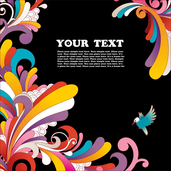 Fondo de color moderno con espacio libre para su texto — Vector de stock