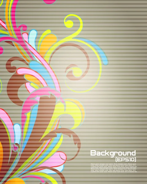 Modern colored background with free space for your text — Stock Vector