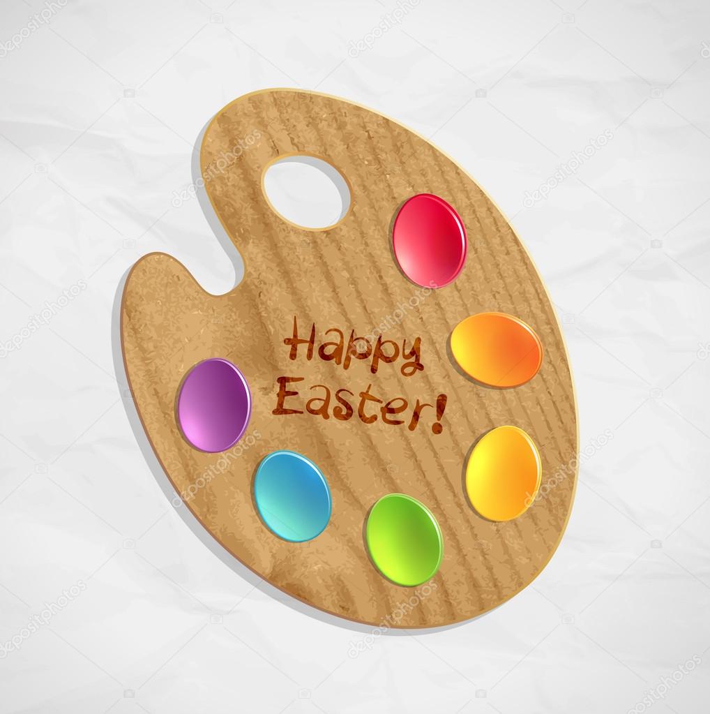 paleta de colores. Fondo de Pascua 2023