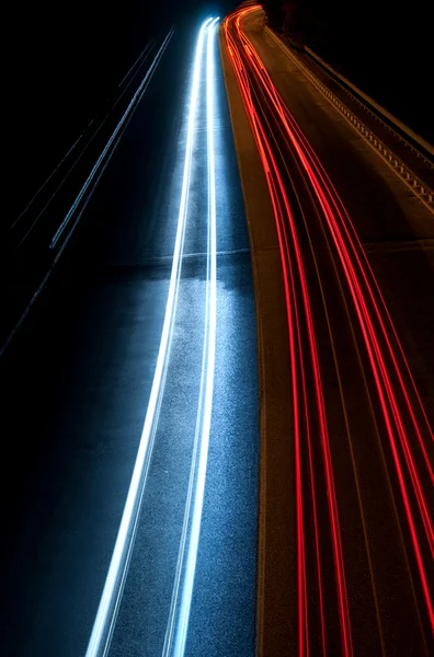 Luces abstractas del coche — Foto de Stock